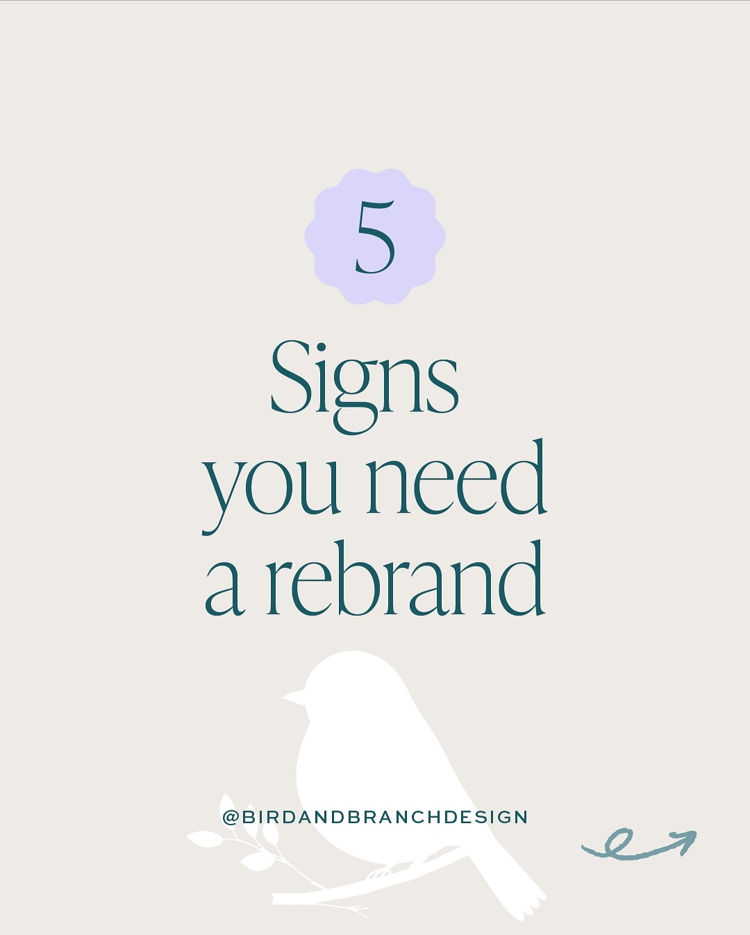 Your brand served you well when you first started… but lately it’s starting to feel a bit like that pair of jeans you used to love - comfortable once, but now they don’t quite fit the same (and they’ve got that weird stretch bubble at the top of your thighs) Your brand should grow with you - not hold you back. If you’re nodding along to a few of these signs, it might be time to take a closer look at whether your visual identity still fits the business you’ve become. A rebrand doesn’t mean scrapping everything, it means refining what’s working, evolving the rest, and designing something that feels like you, today. 💭 Curious if it’s time? Send me a message and let’s chat about where your brand is at.