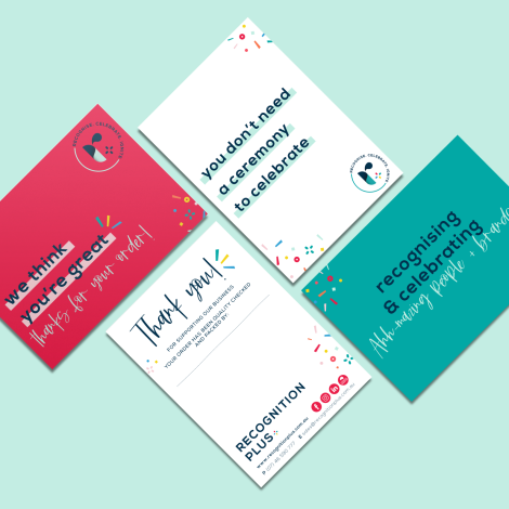 Recognition Plus Marketing Cards